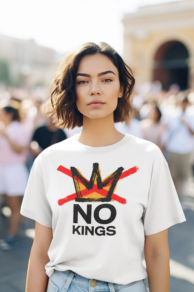 OMG Tees! "No Kings" protest shirt
