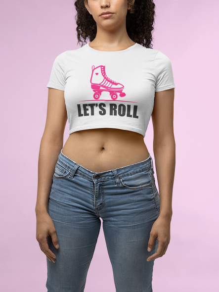 Level Up Clothing Co. Rollerskate Crop Top