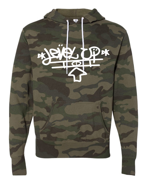 Level Up Clothing Co. Premium Camo Hoodie